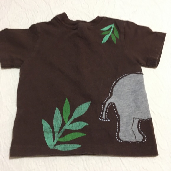 6-12m (5/$20) Gap Elephant Tee Matched with George Cotton Pants - Picture 2 of 13